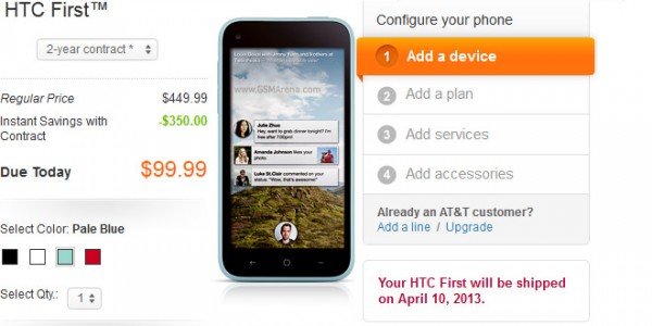 HTC First in vendita negli USA tramite AT&T, nei prossimi mesi in Europa