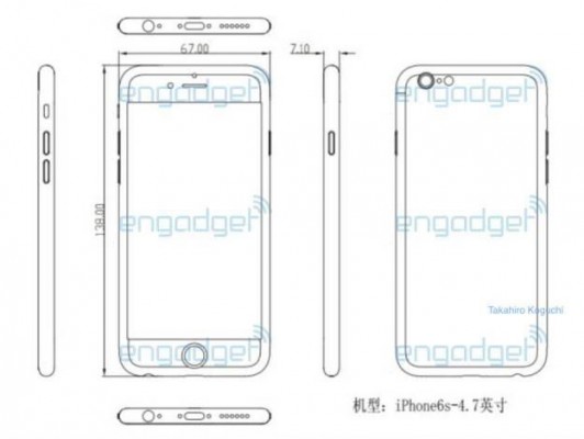 iPhone 6S: nuovi dettagli sul design del telefono